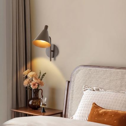 Brilagi - LED vägglampa LUCERA LED/3W/230V brun