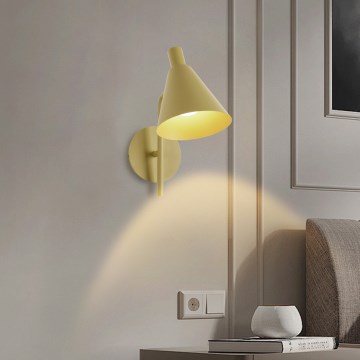 Brilagi - LED vägglampa LUCERA LED/3W/230V gul