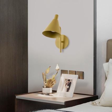 Brilagi - LED vägglampa LUCERA LED/3W/230V gul