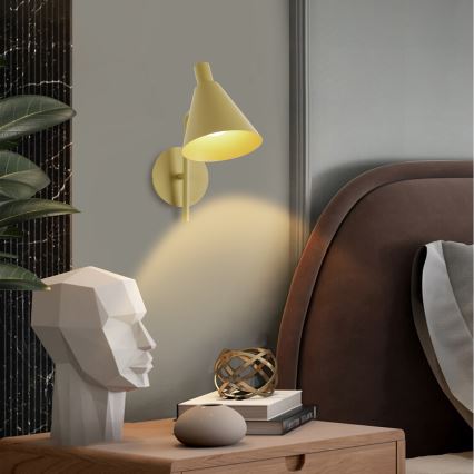 Brilagi - LED vägglampa LUCERA LED/3W/230V gul