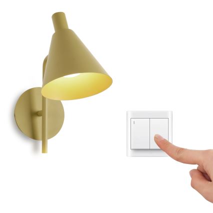 Brilagi - LED vägglampa LUCERA LED/3W/230V gul