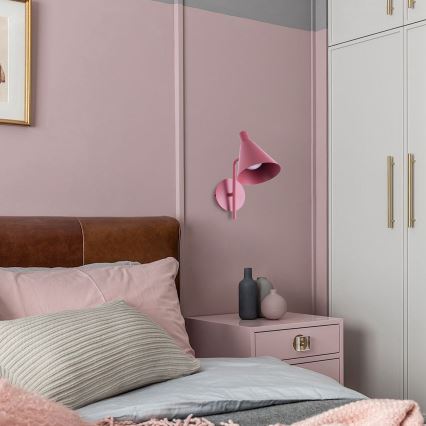 Brilagi - LED-vägglampa LUCERA LED/3W/230V rosa