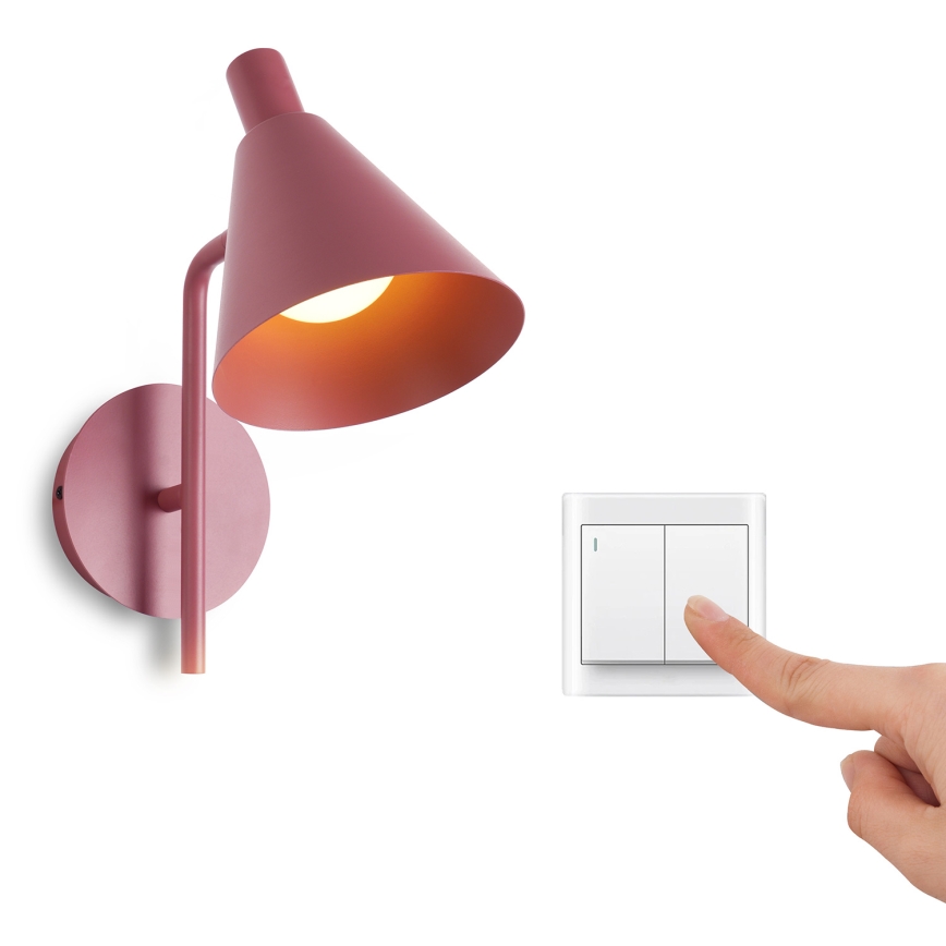 Brilagi - LED-vägglampa LUCERA LED/3W/230V rosa