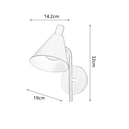 Brilagi - LED vägglampa LUCERA LED/3W/230V svart