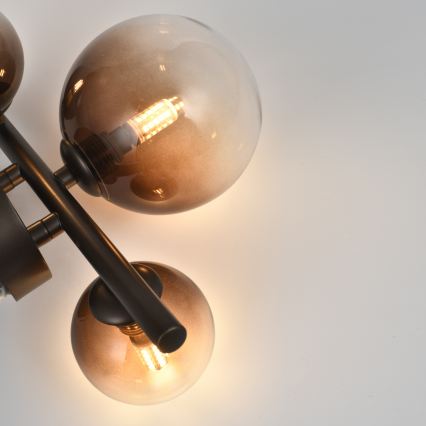 BRILAGI - LED-vägglampa MILLA 3xG9/3W/230V brun/rökbrun
