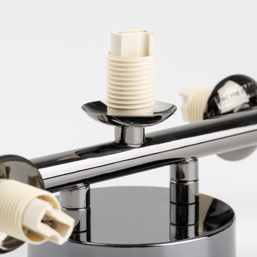 Brilagi - LED vägglampa MILLA 3xG9/3W/230V svart krom/rökfärgad