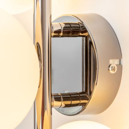 Brilagi - LED vägglampa MILLA 3xG9/3W/230V svart krom/vit