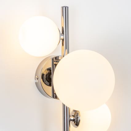 Brilagi - LED vägglampa MILLA 3xG9/3W/230V svart krom/vit