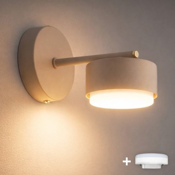 Brilagi - LED-vägglampa MONO 1xGX53/13W/230V beige