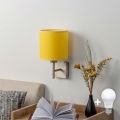 BRILAGI - LED vägglampa NUBILA 1xE27/60W/230V matt krom/gul