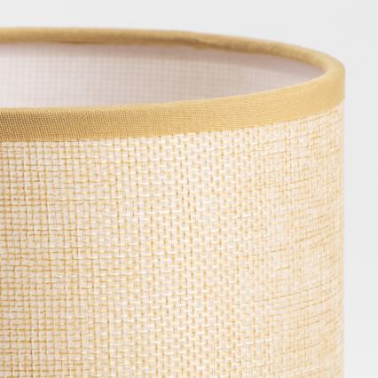 Brilagi - LED Flexibel vägglampa NUBILA WOOD 1xE27/25W/230V + LED/3W ek/ljusbrun