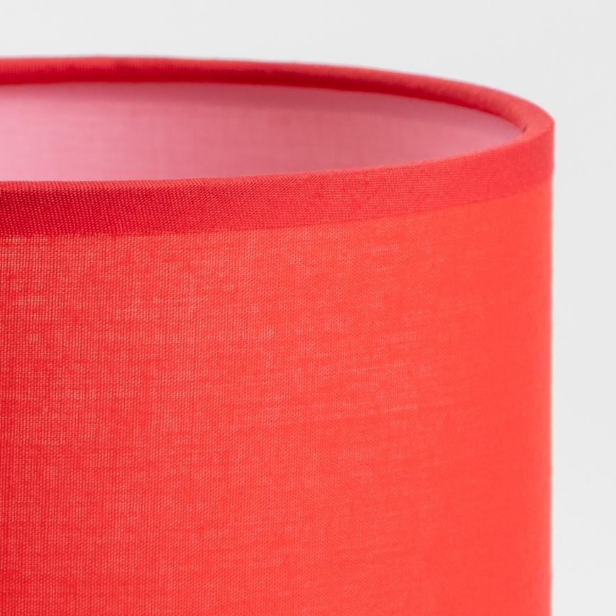 Brilagi - LED Flexibel vägglampa NUBILA WOOD 1xE27/25W/230V + LED/3W ek/röd