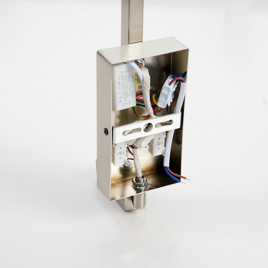 Brilagi - LED vägglampa RAYA 1xE14/40W/230V + LED/3W vit/matt krom