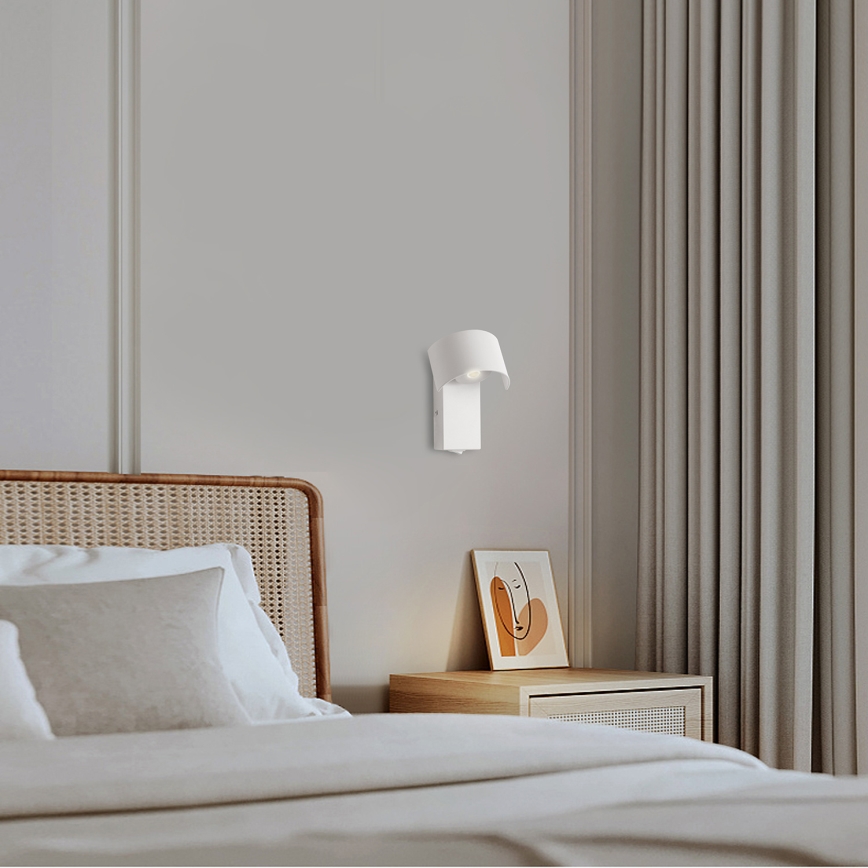 Brilagi - LED vägglampa VASTO LED/3W/230V vit