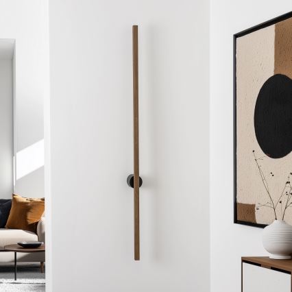 Brilagi - LED Vägglampa WOODY LINE LED/12W/230V 120 cm ek valnöt