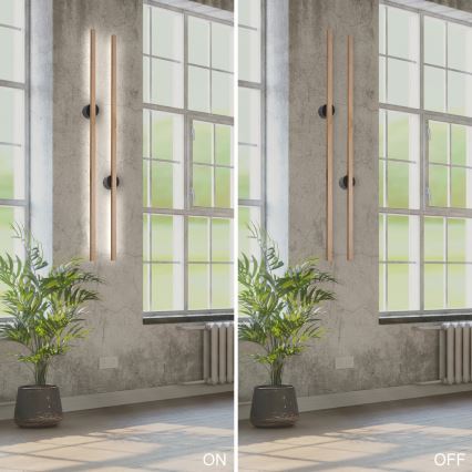 BRILAGI - LED-vägglampa WOODY LINE LED/7W/230V 4000K 60 cm ek