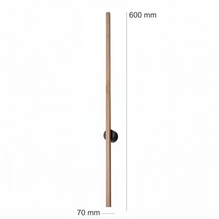 BRILAGI - LED-vägglampa WOODY LINE LED/7W/230V 4000K 60 cm ek
