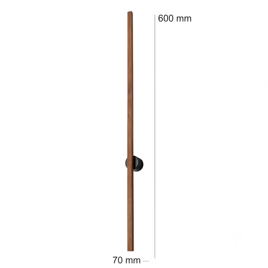 BRILAGI - LED vägglampa WOODY LINE LED/7W/230V 4000K 60 cm ek/körsbär