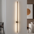 Brilagi - LED-vägglampa WOODY LINE LED/7W/230V 4000K 60 cm ek/valnöt