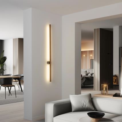 BRILAGI - LED-vägglampa WOODY LINE LED/7W/230V 4000K 60 cm ek/valnöt