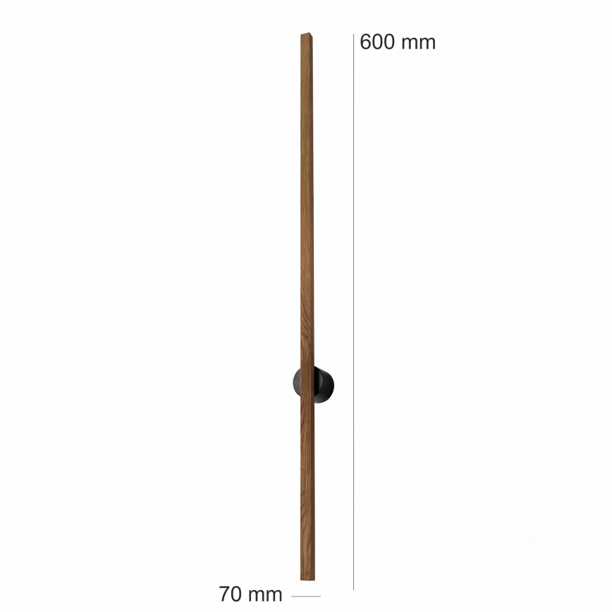 BRILAGI - LED-vägglampa WOODY LINE LED/7W/230V 4000K 60 cm ek/valnöt
