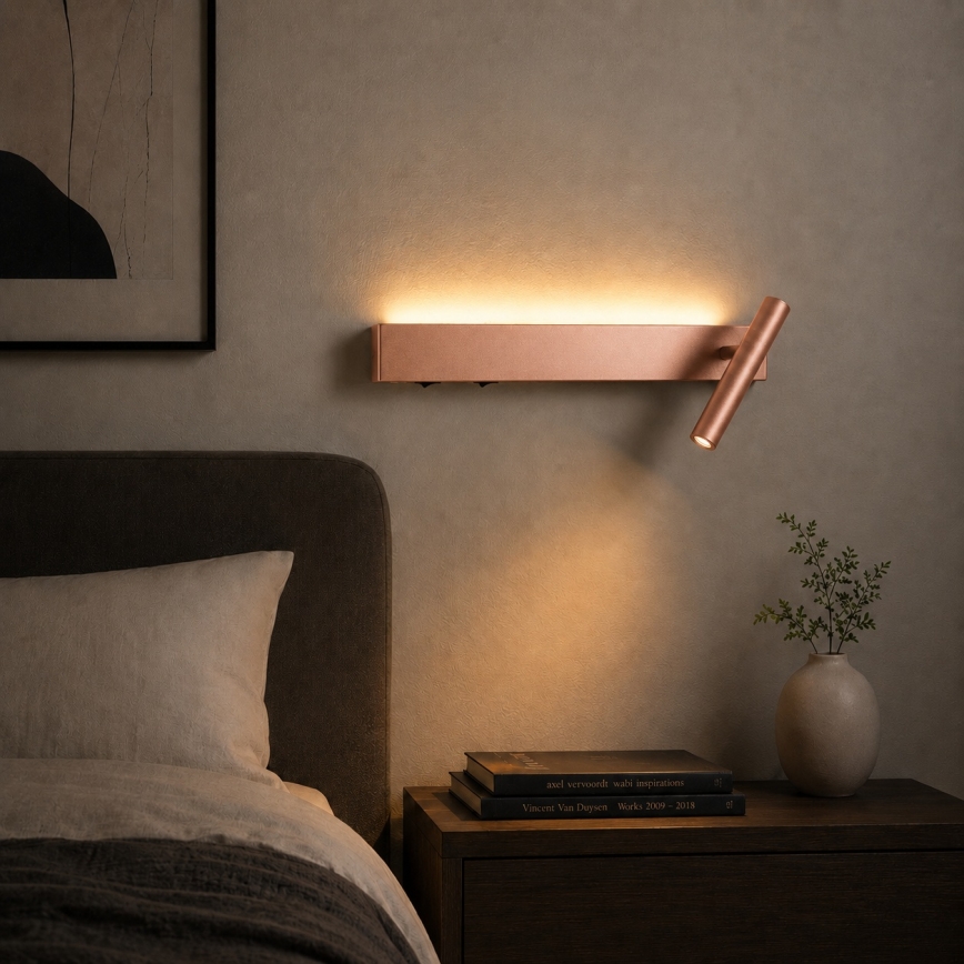BRILAGI - LED-väggspott ARLIX LED/3W/230V + LED/7W brons CRI 90