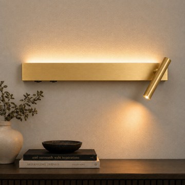 BRILAGI - LED väggspot ARLIX LED/3W/230V + LED/7W guldfinish CRI 90