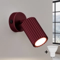 Brilagi - LED väggspot CRESTO 1xGU10/10W/230V bordeaux