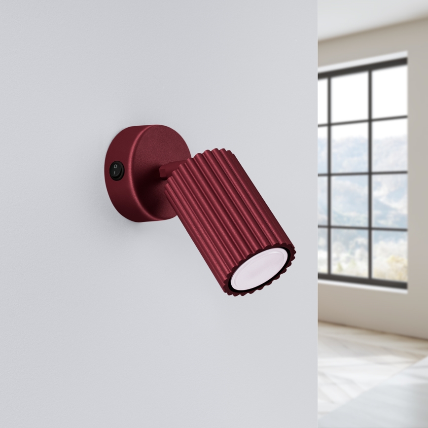 Brilagi - LED väggspot CRESTO 1xGU10/10W/230V bordeaux