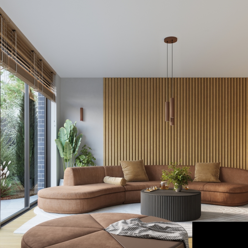 Brilagi - LED väggspot CRESTO 1xGU10/10W/230V, brun