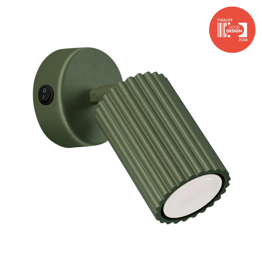 Brilagi - LED-väggspot CRESTO 1xGU10/10W/230V grön