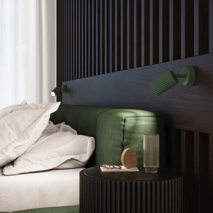 Brilagi - LED-väggspot CRESTO 1xGU10/10W/230V grön