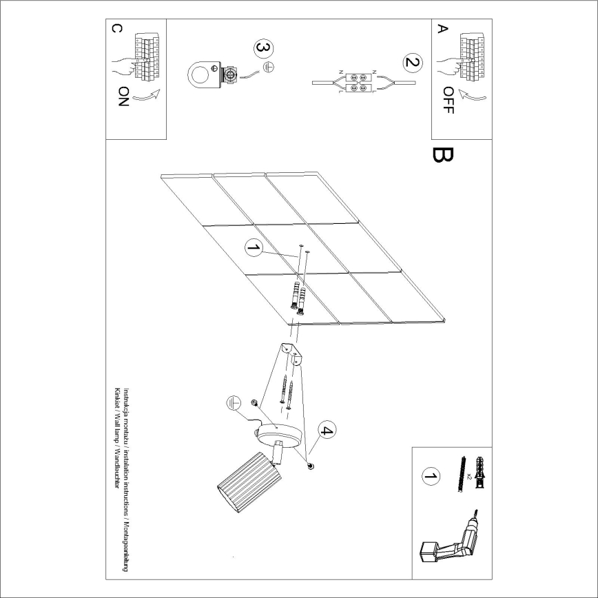 Brilagi - LED-väggspot CRESTO 1xGU10/10W/230V grön