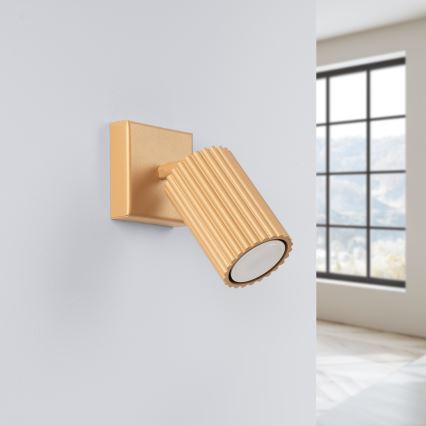 Brilagi - LED väggspot CRESTO 1xGU10/10W/230V guldfärgad