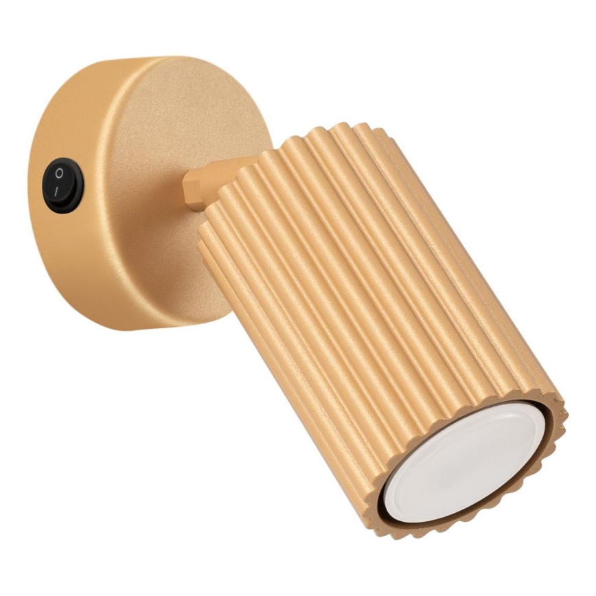 Brilagi - LED-väggspot CRESTO 1xGU10/10W/230V guldfinish