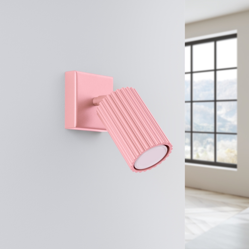 Brilagi - LED väggspot CRESTO 1xGU10/10W/230V rosa
