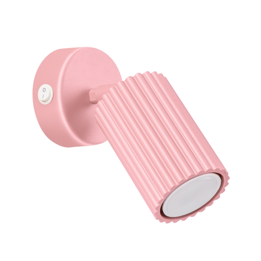 Brilagi - LED väggspot CRESTO 1xGU10/10W/230V rosa