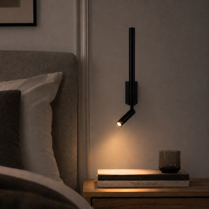 BRILAGI - LED väggspot VIXON LED/3W/230V + LED/5W svart CRI 90