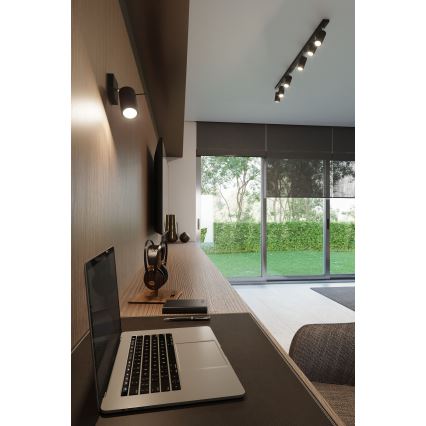 Brilagi -  LED väggspotlight ASMUS 1xGU10/7W/230V svart