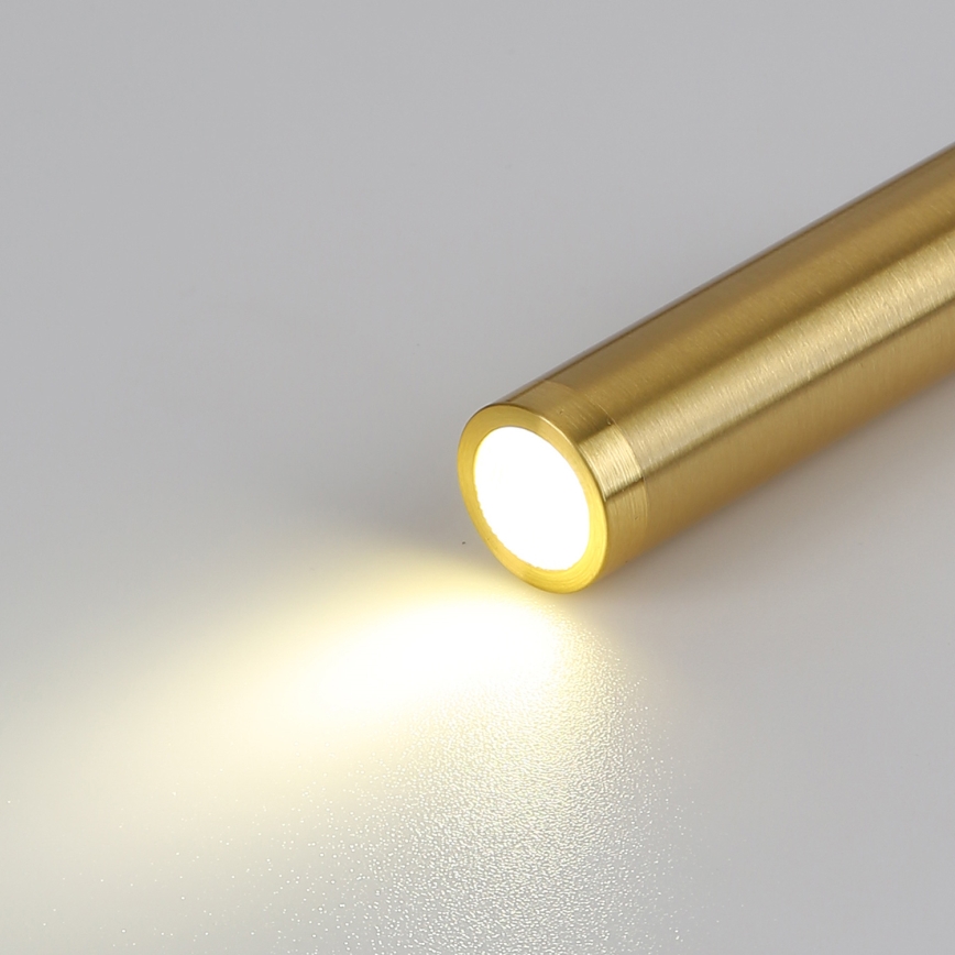 Brilagi - LED väggspotlight MAYA LED/3W/230V 4000K svart/guld