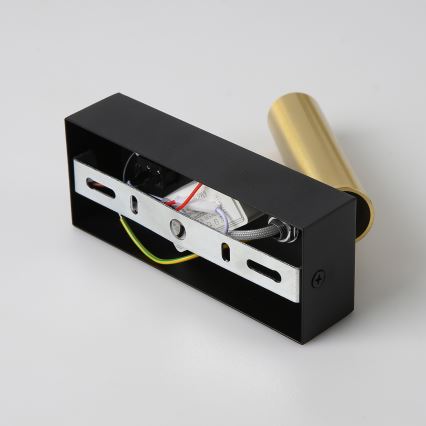 Brilagi - LED väggspotlight MAYA LED/3W/230V 4000K svart/guld