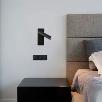 Brilagi - LED väggspotlight MAYA LED/3W/230V 4000K svart