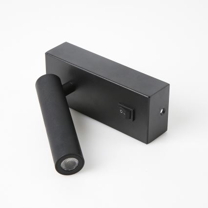 Brilagi - LED väggspotlight MAYA LED/3W/230V 4000K svart