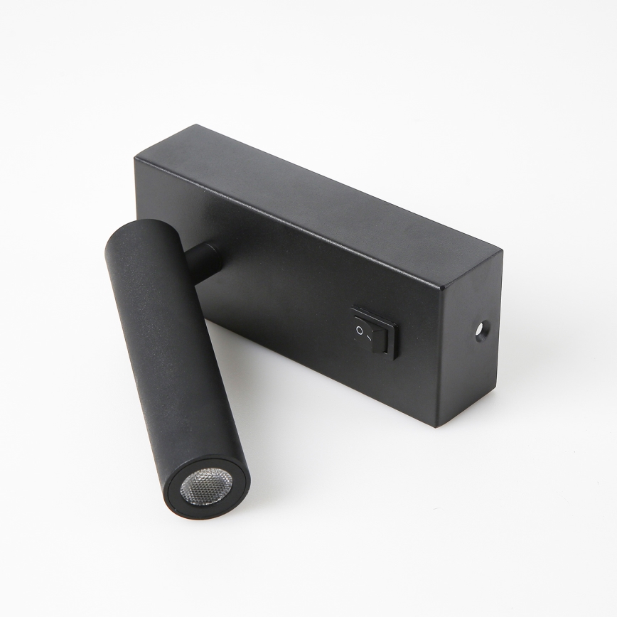 Brilagi - LED väggspotlight MAYA LED/3W/230V 4000K svart