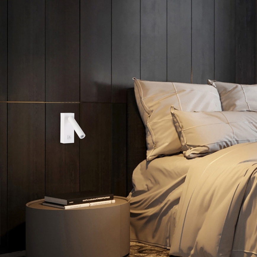 Brilagi - LED väggspotlight MAYA LED/3W/230V 4000K vit