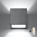 Brilagi -  LED väggspotlight MURO 1xG9/3,5W/230V betong