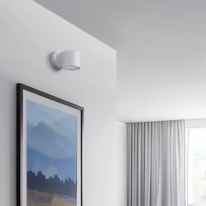 Brilagi - LED Väggspotlight STRIPY 1xGX53/15W/230V vit