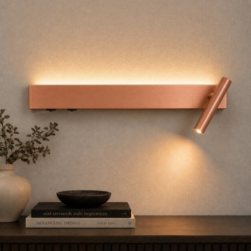BRILAGI - LED-väggspott ARLIX LED/3W/230V + LED/7W brons CRI 90