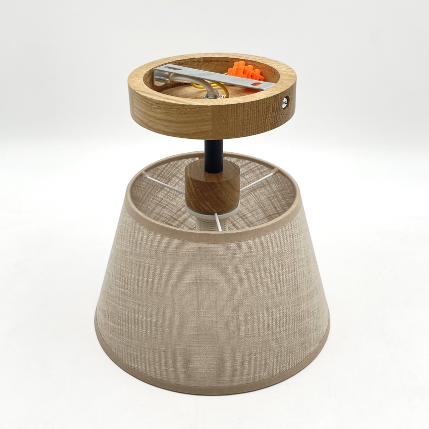 Brilagi - LED  Ytmonterad ljuskrona ANTHONY 1xE14/60W/230V ek/beige