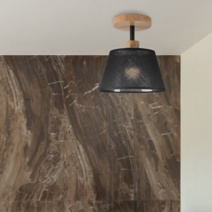 Brilagi - LED  Ytmonterad ljuskrona ANTHONY 1xE14/60W/230V ek/svart